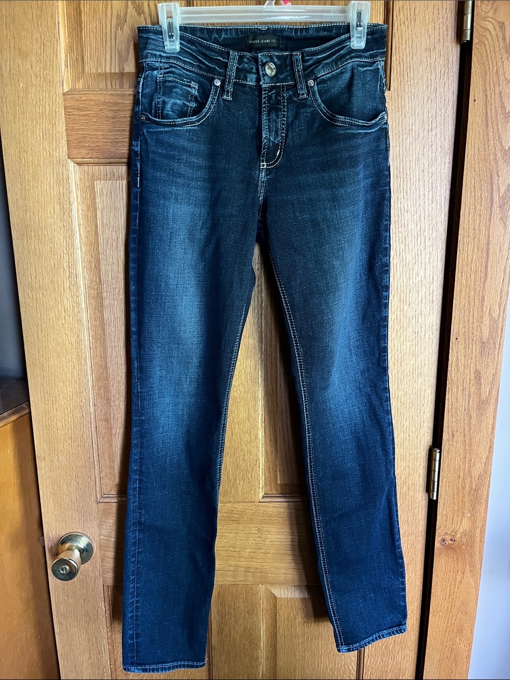 Silver Jeans Dark Boyfriend Jeans